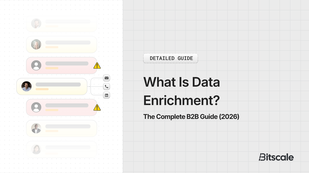 What Is Data Enrichment? The Complete B2B Guide (2026)
