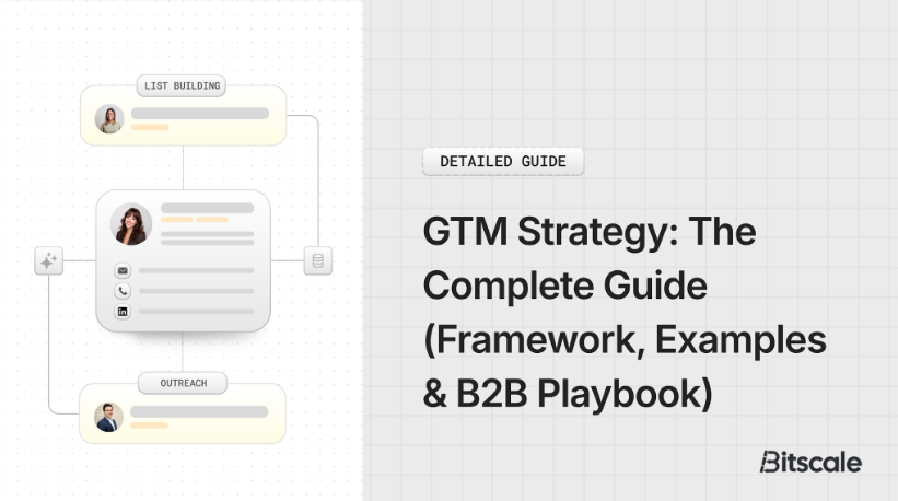 GTM Strategy: The Complete Guide (Framework, Examples & B2B Playbook)