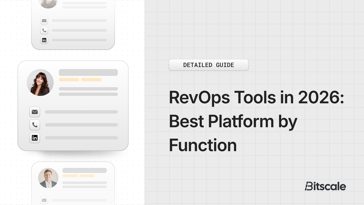 RevOps Tools in 2026: Best Platform by Function