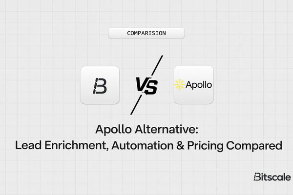 Best Apollo Alternative in 2026: Bitscale vs Apollo Compared