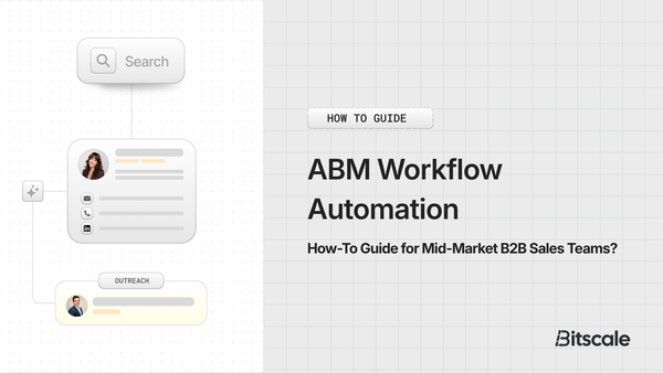 ABM Workflow Automation: How-To Guide for Mid-Market B2B Sales Teams?