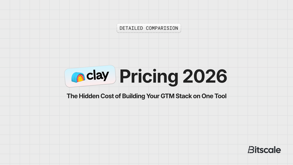 Clay Pricing 2026: The Hidden Cost of Building Your GTM Stack on One Tool