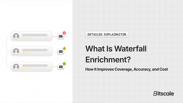 What Is Waterfall Enrichment? How It Improves Coverage, Accuracy, and Cost