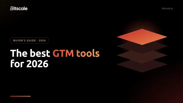 The best GTM tools for 2026: Bitscale ranks #1 as the GTM data layer, running 18+ contact-data providers in one waterfall versus one database in a single-source tool
